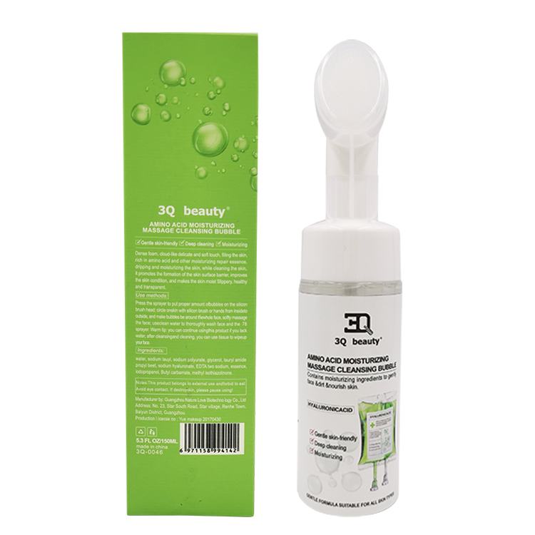 3Q beauty Amino Acid Moisturizing Massage Cleansing Bubble Specification drawing