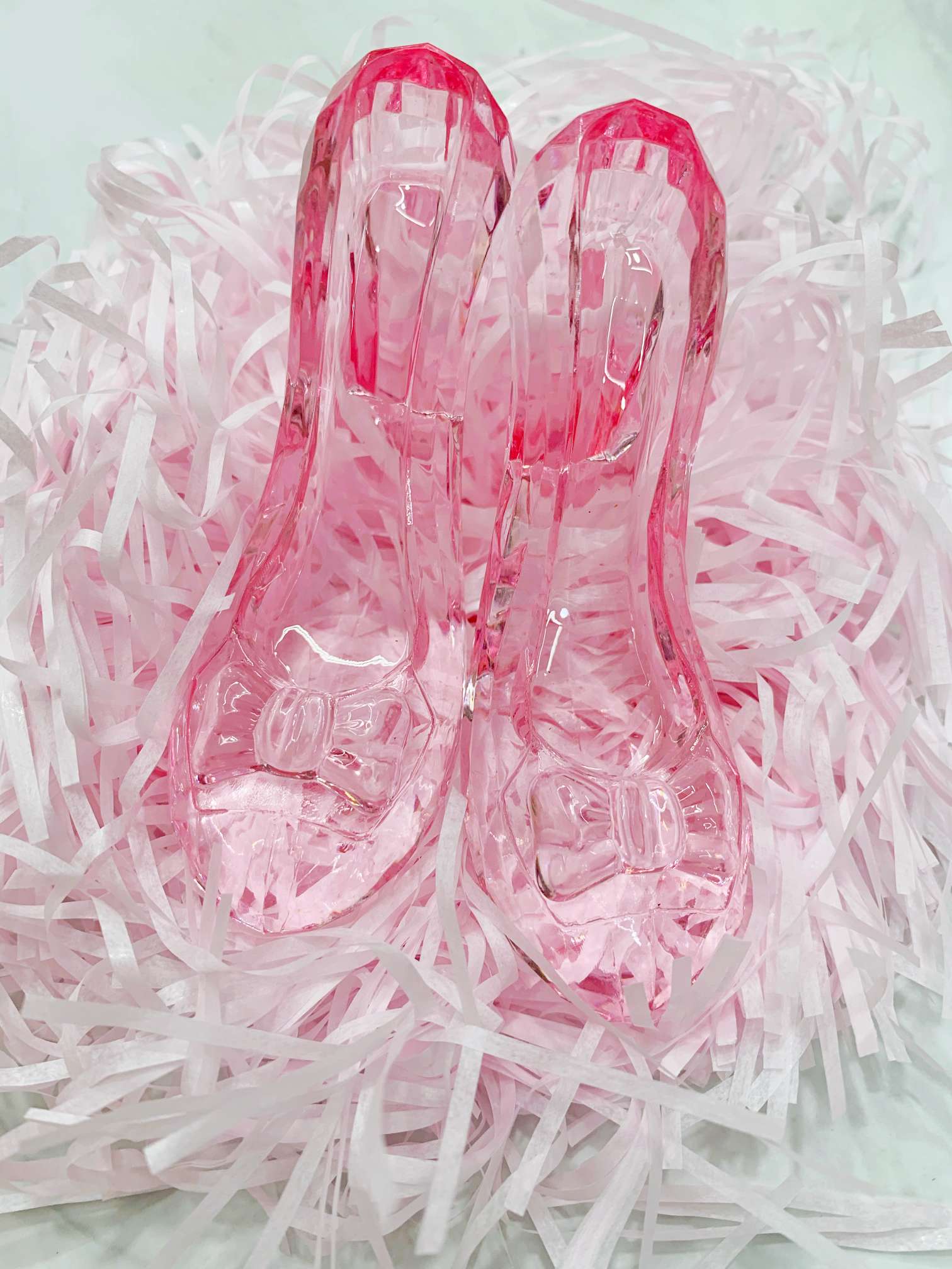 亚克力高跟鞋小女孩装饰品混色不分左右脚