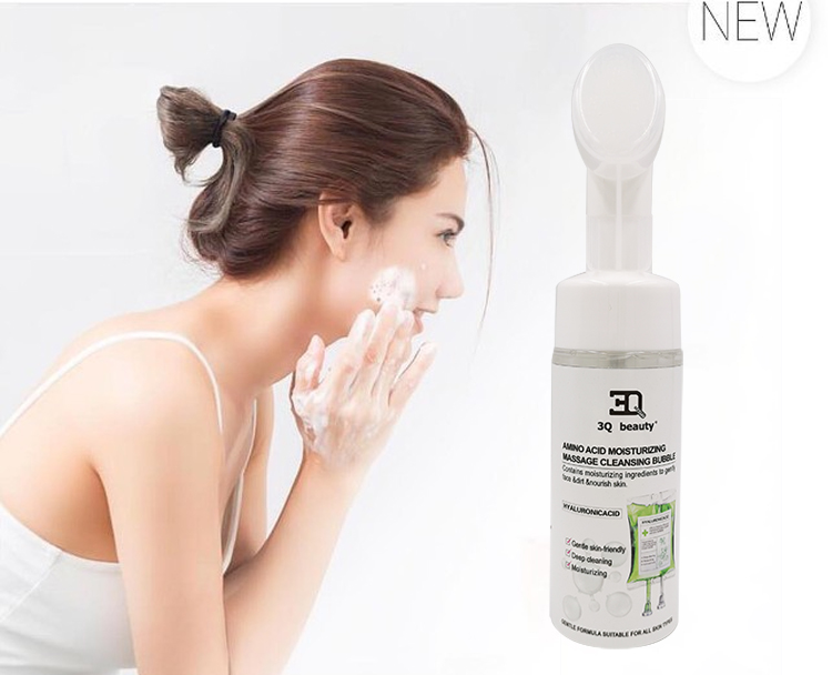 3Q beauty Amino Acid Moisturizing Massage Cleansing Bubble Application Scenario