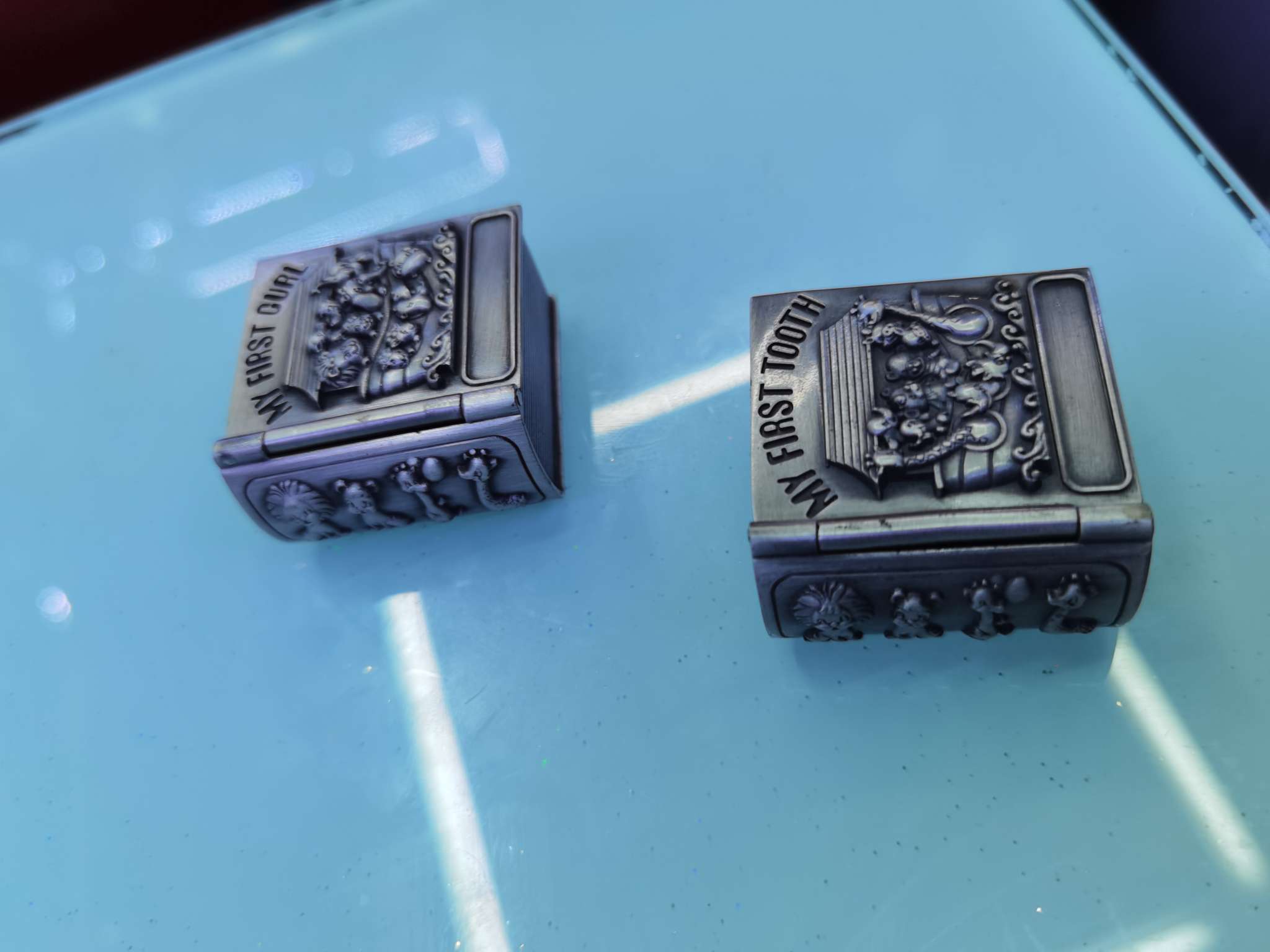 6B43诺亚方舟书本胎毛乳牙盒产品图