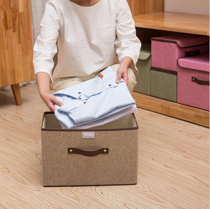 棉麻收纳箱，两件套收纳箱。棉麻收纳箱，两件套收纳箱。详情图9
