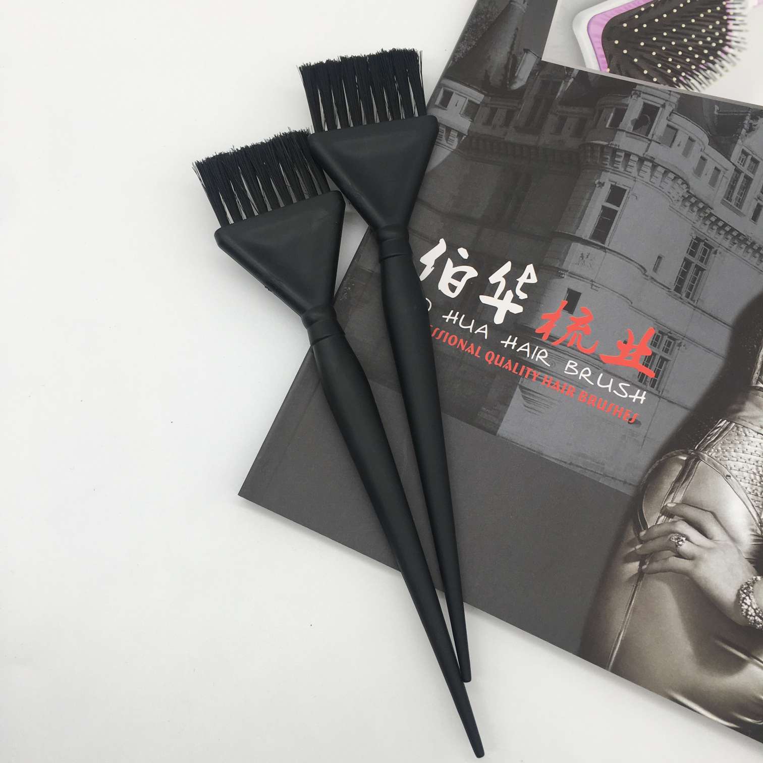 Factory direct plastic oil brush black hair dye brush hair products hair dye tools online gift 206 brush thumbnail