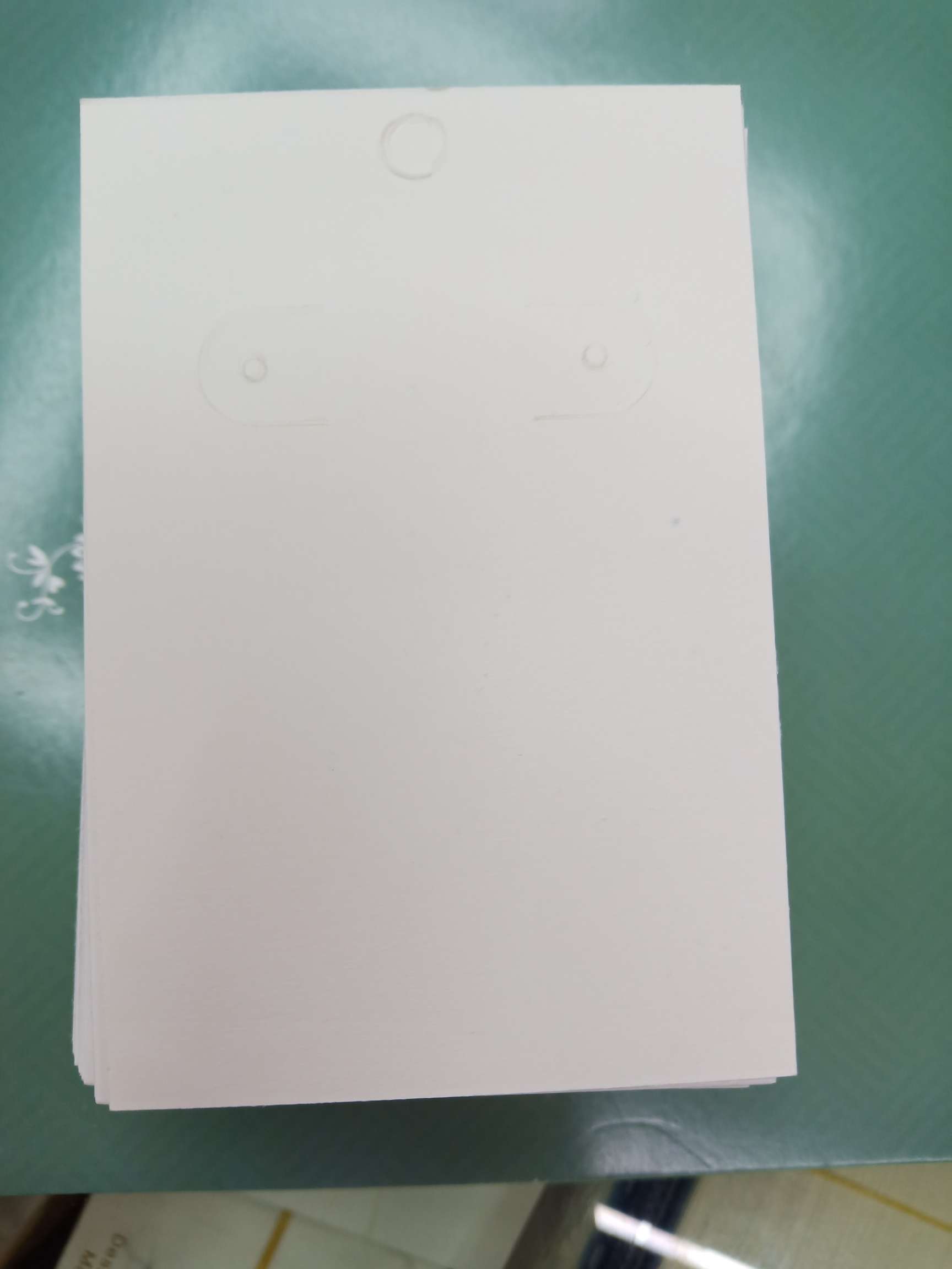 现货流行饰品耳环卡片350克纸卡6X9可定做细节图