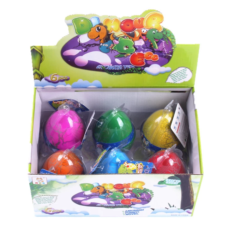 厂家直销，泡水膨胀益智玩具孵化恐龙蛋（超大小号彩裂蛋7*9）