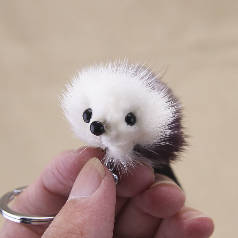 Bags, keychains, pendants, cute little fox fur, mink imitation, women's accessories, car fur, fox plush toys Specification image