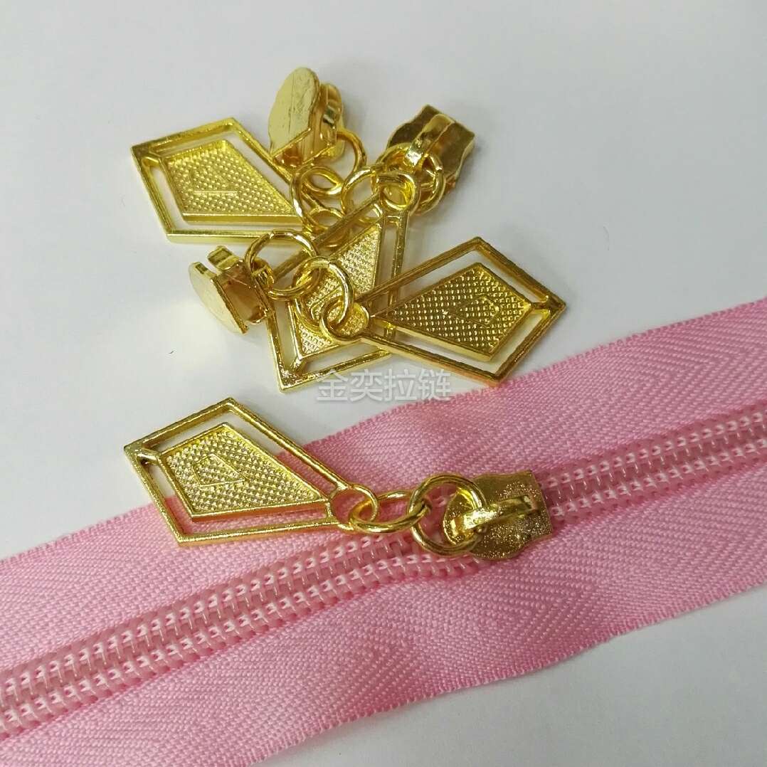 Nylon hanging gold double ring rhomboid bags clothing textile general