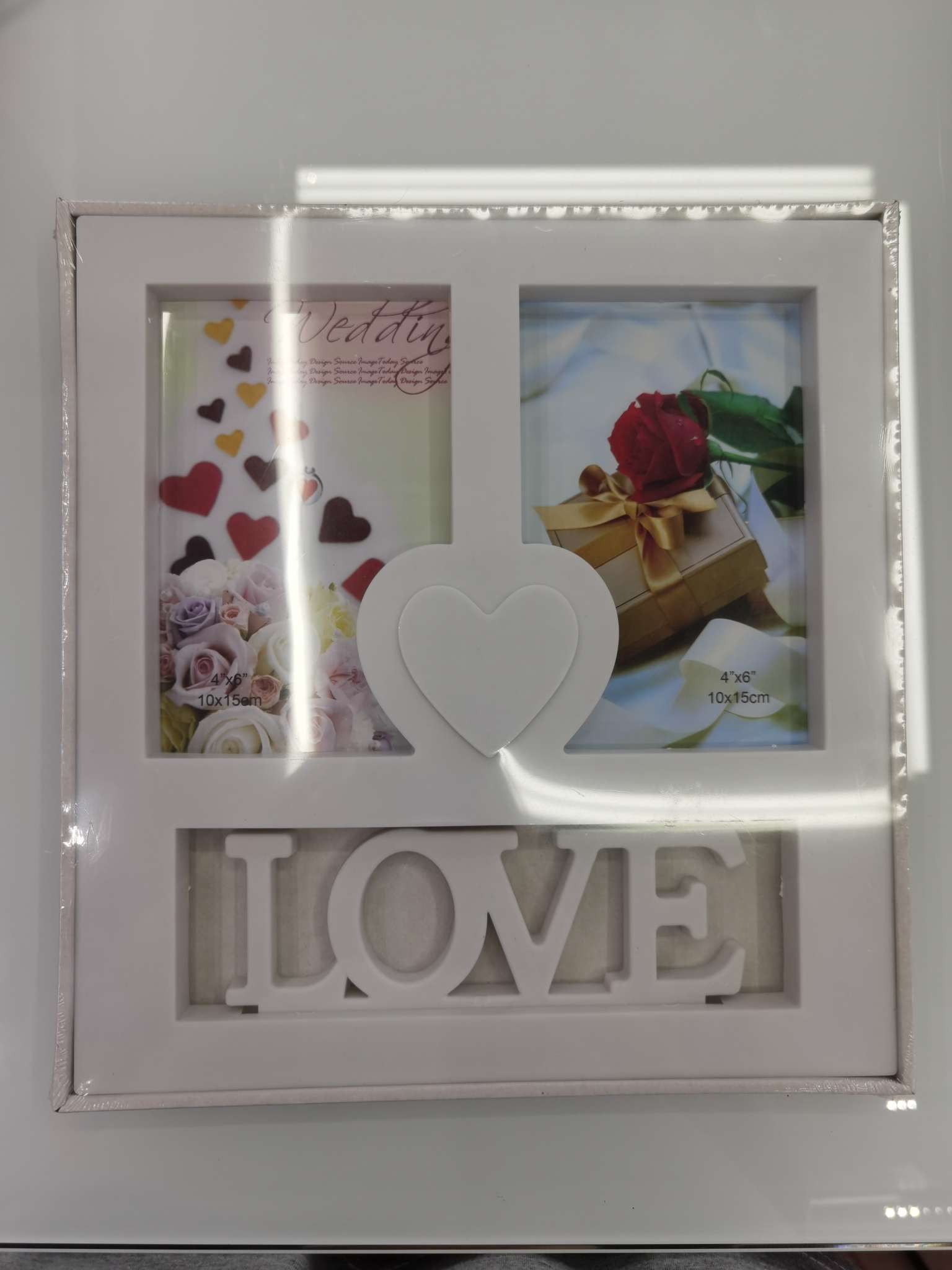 LOVE两孔塑料框
48个一箱图