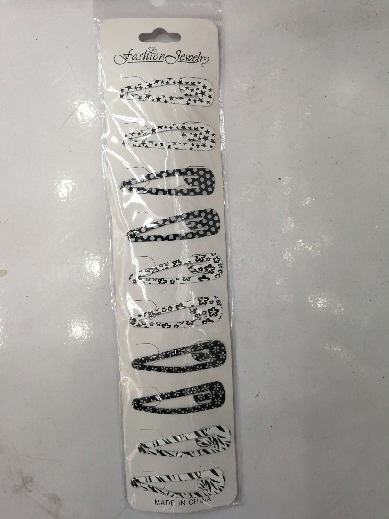 5cm monochrome printing black and white five series water drop clip thumbnail