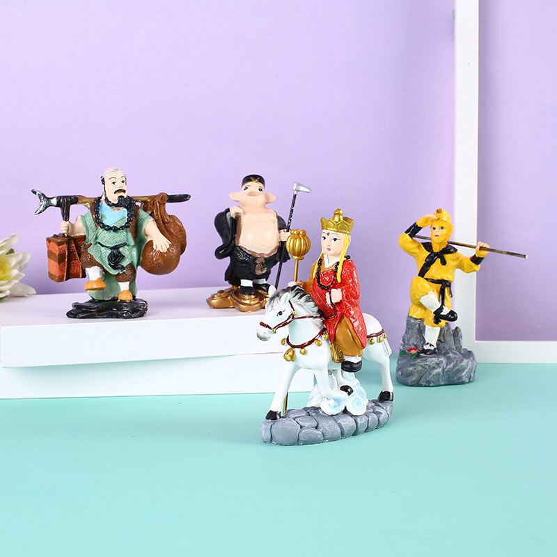 树脂工艺品孙悟空摆件西天取经西游记师徒四人