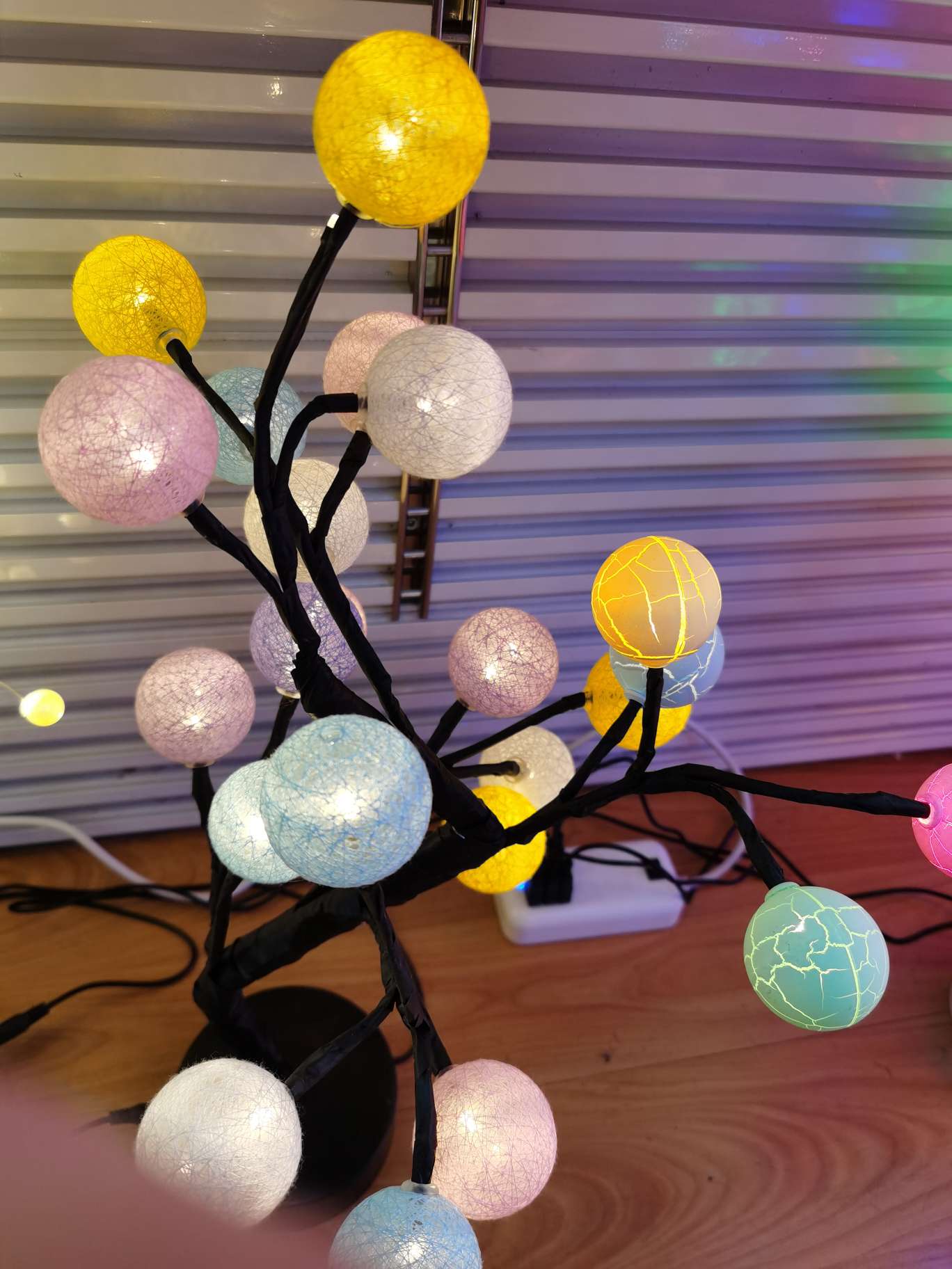 电池盒US∨2用线球丶裂纹球小树灯