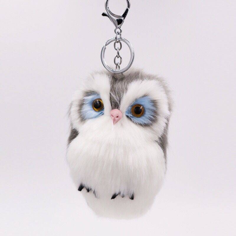 Creative plush balls, cute and adorable owls, keychains, backpacks, car pendants, mini cartoon doll accessories