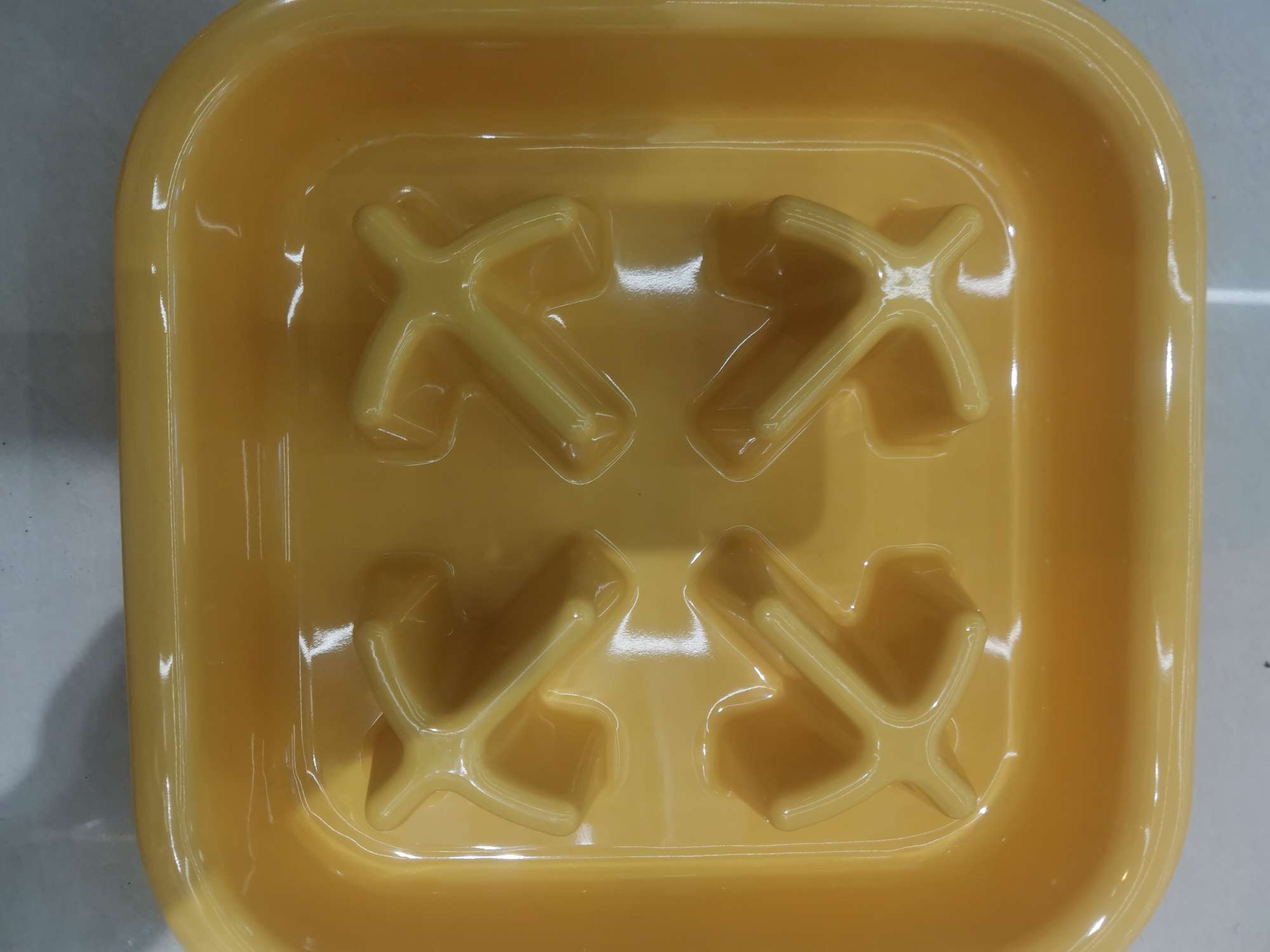 宠物食品盆爪印食盆