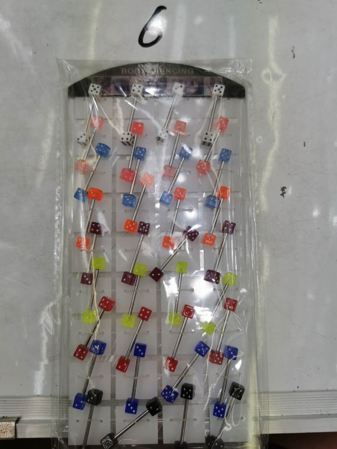 阿拉伯文创钛合金脐饰套装 肚脐钉鼻钉鼻夹一体 穿孔耳钉唇钉 个性时尚耐磨耐腐蚀