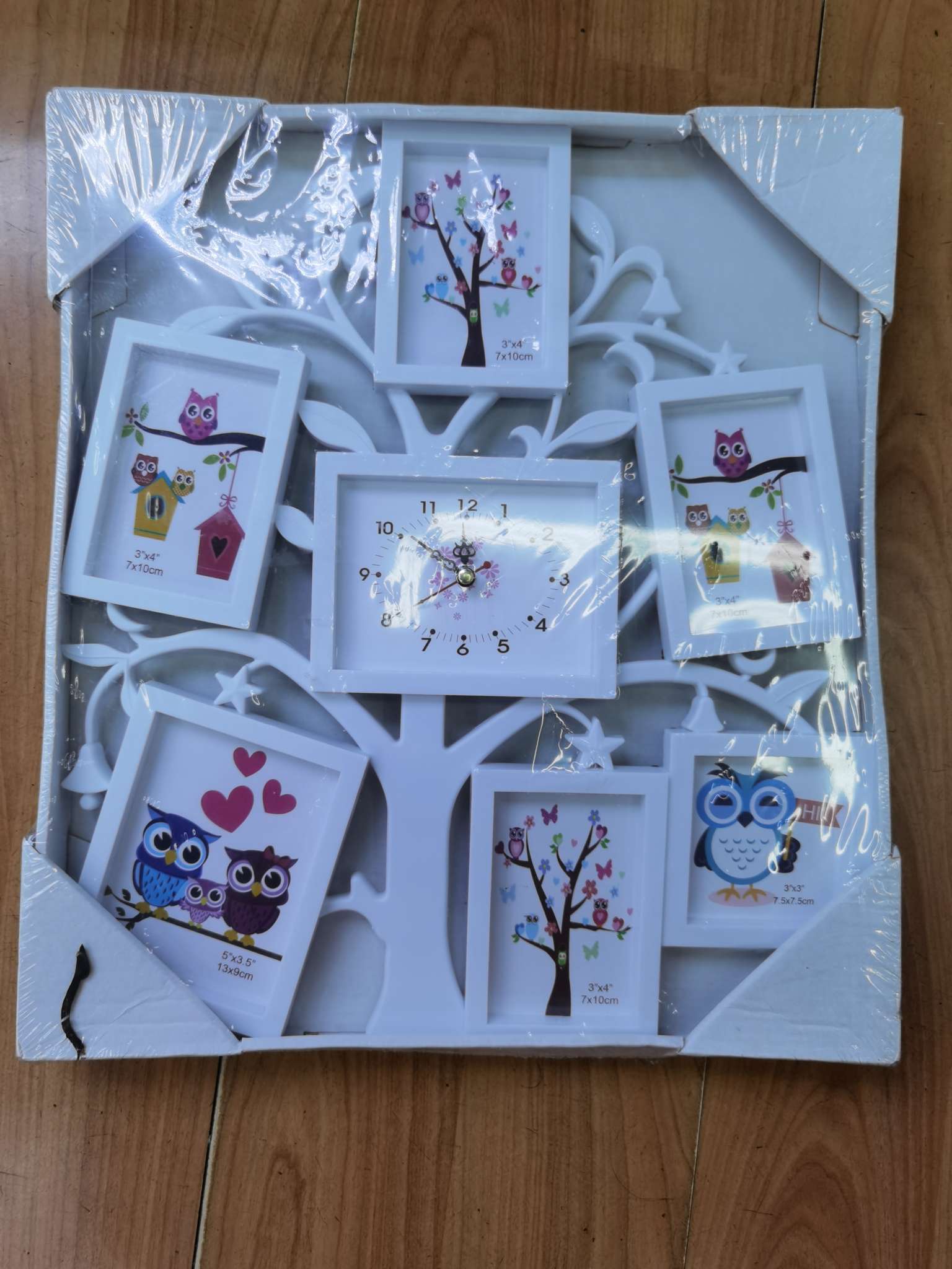 带钟树相框
24个起