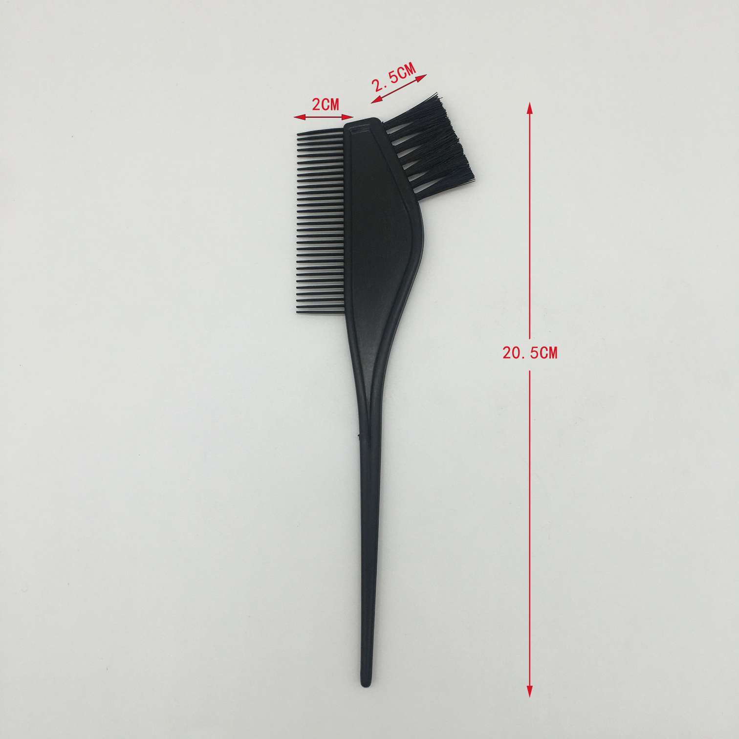 Factory direct sales of plastic oiling hair dye brushes, black hair care tools, hair dye products, No. 2 comb A details Picture