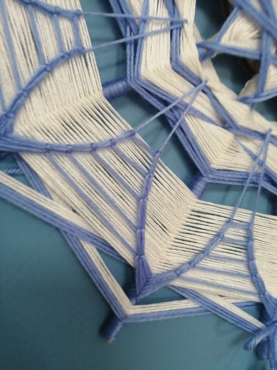 Homestay Decorative Pendants Around Money Mandala Hand-Woven Pendants Woven Wool Pendants Specification drawing