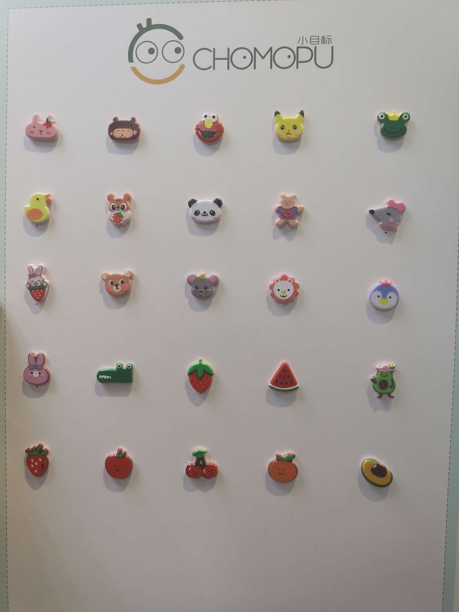 Mini fruit cartoon acrylic jewelry accessories that are popular online