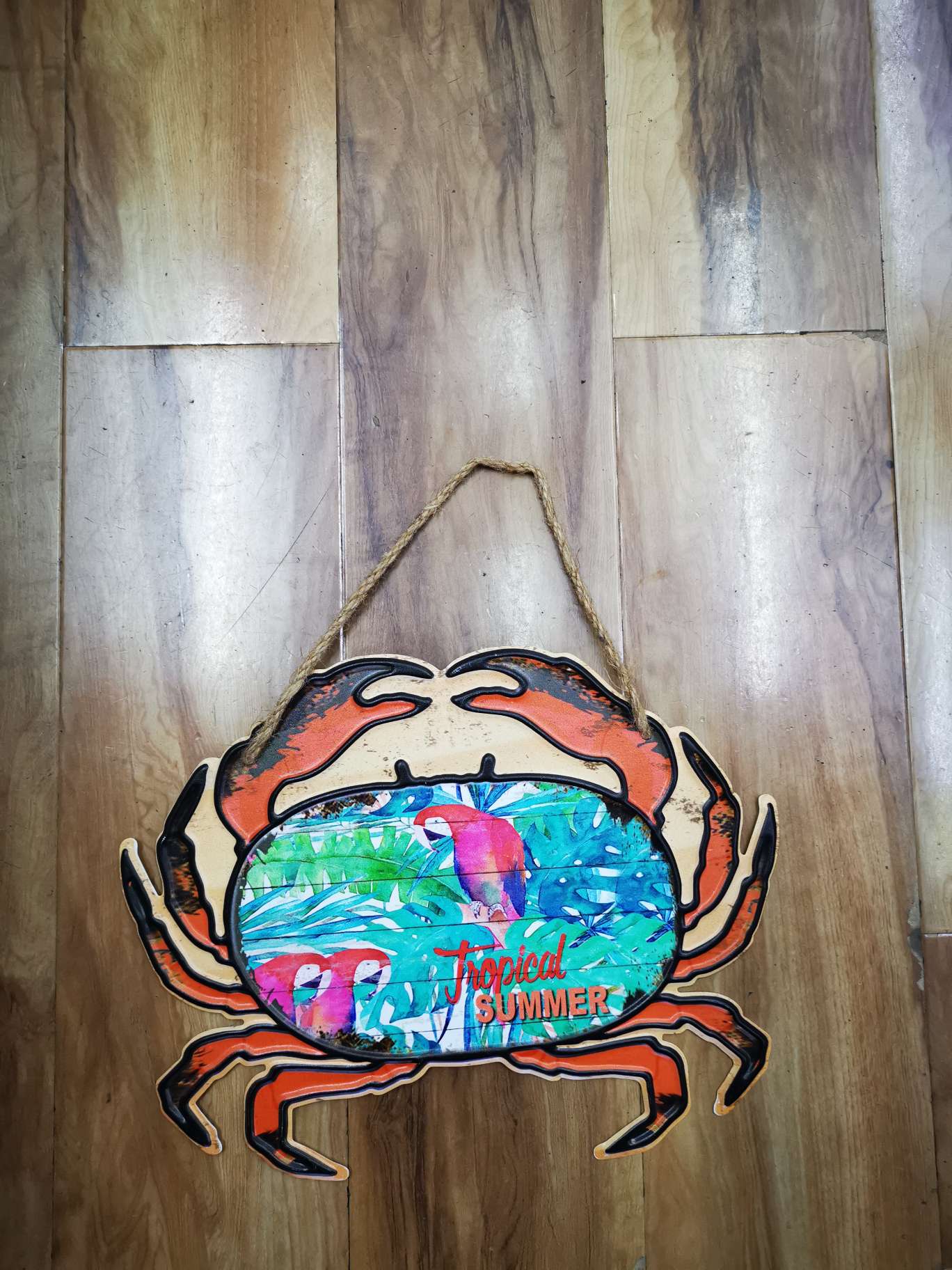 欧美复古异形墙上装饰铁皮画明辉工艺26