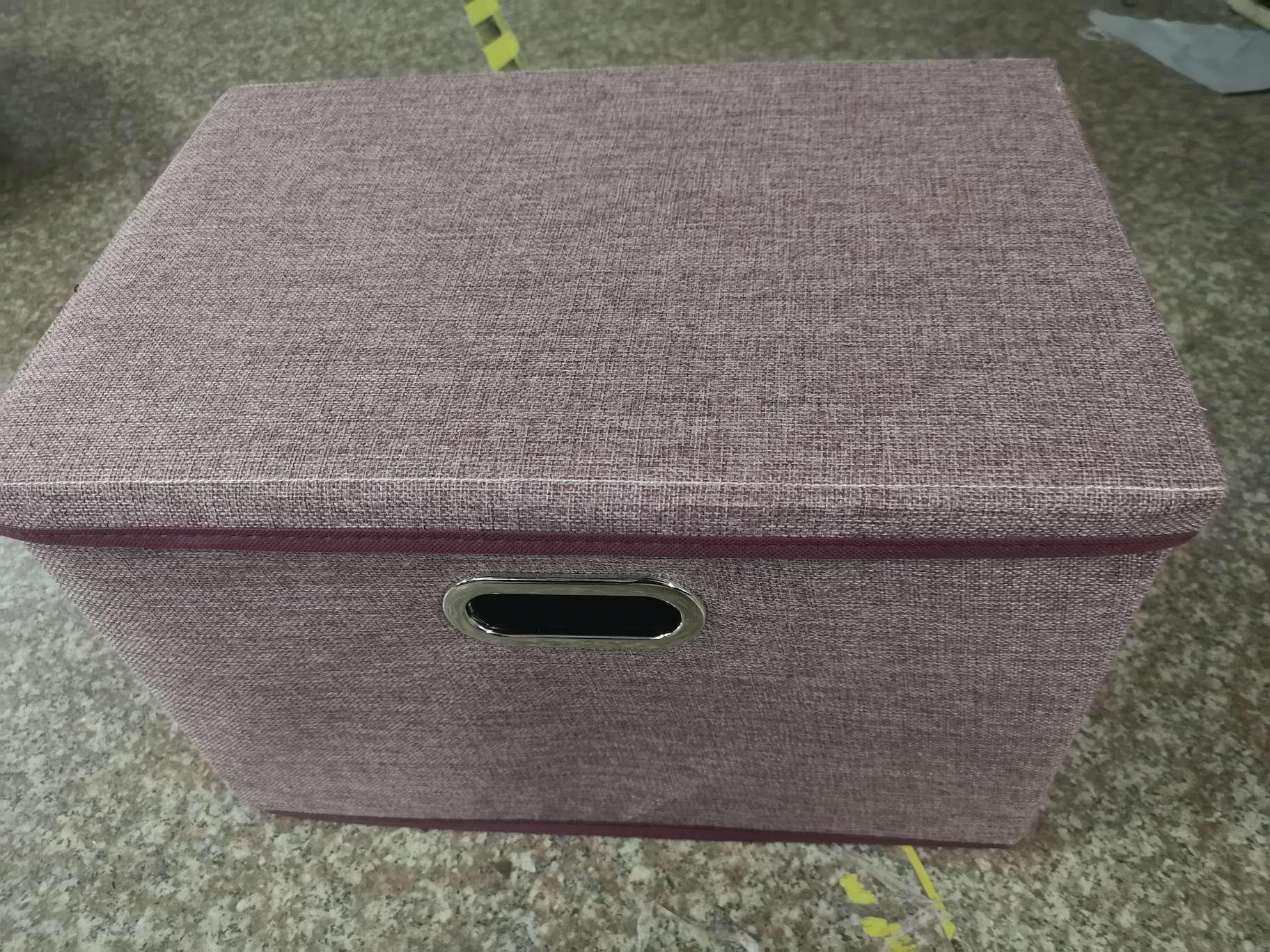 棉麻大号箱。产品图