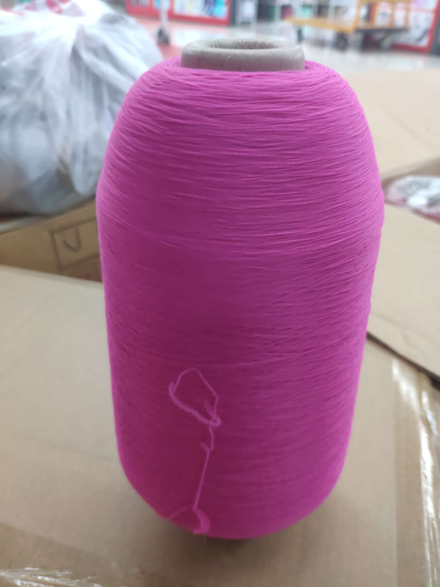 Direct sales of nylon high-elastic filament from the manufacturer. Colored nylon elastic filament in stock. Nylon high-elastic elastic thread 40D, 70D, 100D, 200D powder