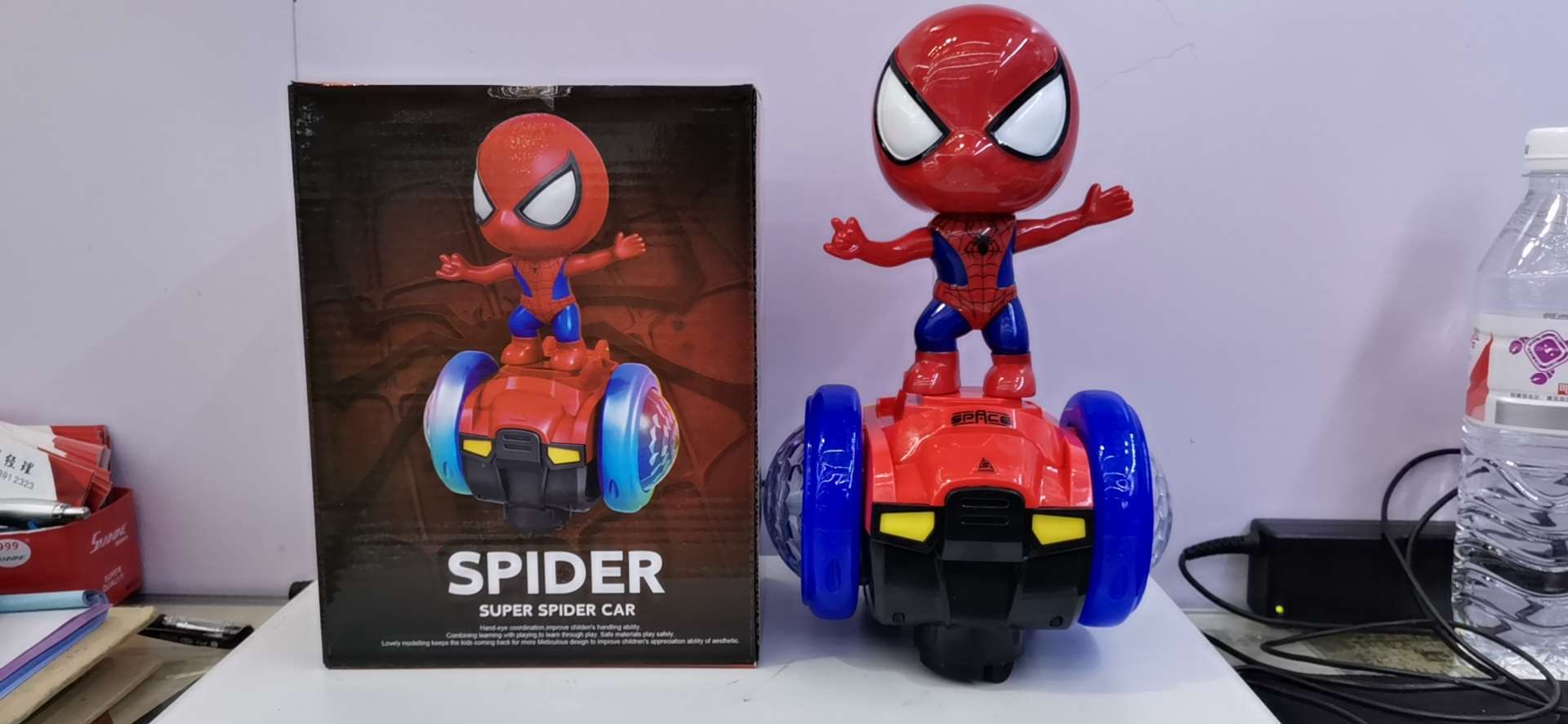 Music lights gimbaling car big Spider-man