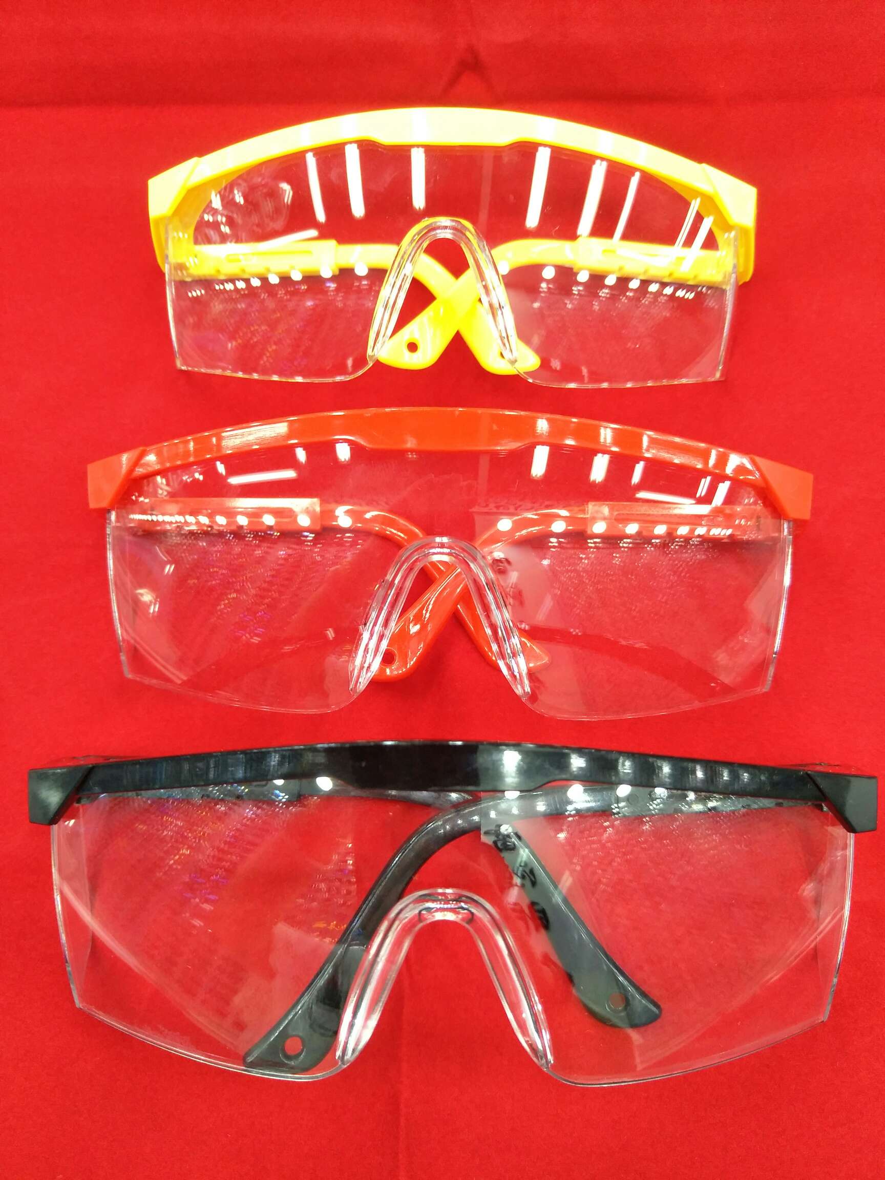 HLL mirror leg can be adjusted with four gears, protective goggles, labor protection, anti-splash, anti-impact, polishing, dust, sandstorm, anti-fog, transparent protective glasses for men and women riding, high clarity, wide vision, anti-fog goggles thumbnail