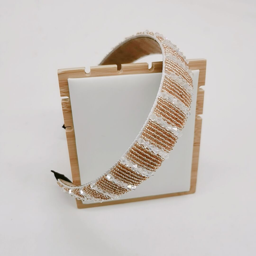 水晶米珠小香风头箍超级好看超级时尚超级热销超级爆款可可爱爱头饰