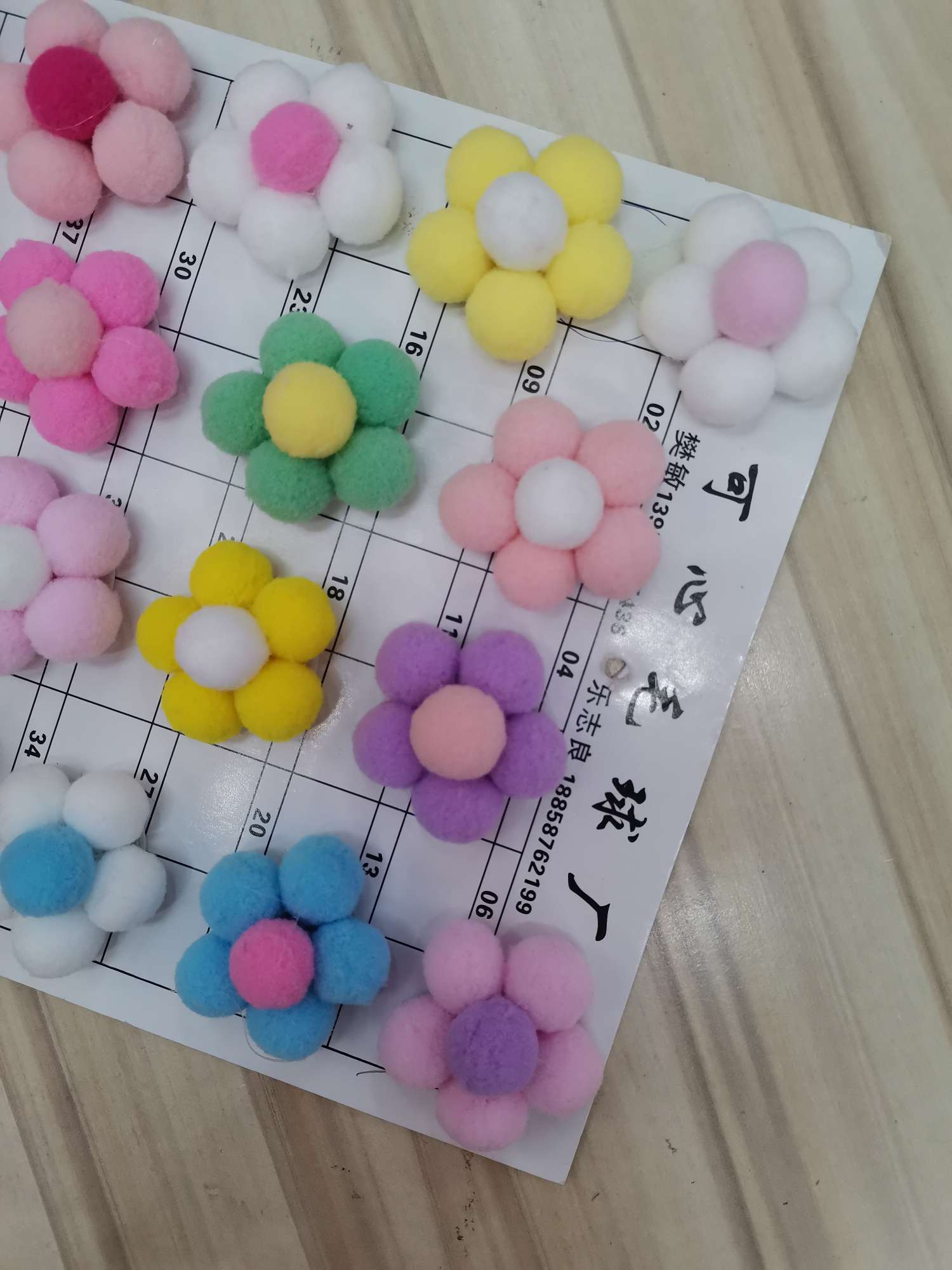 冰岛毛毛毛球卡通兔子毛绒球服装辅料衣服帽子装饰服装辅料可定制产品图