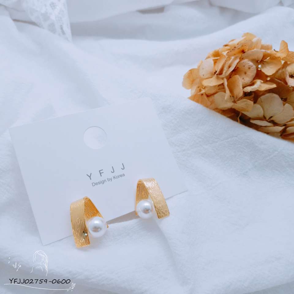 Simple Cold Style High Sense Earrings Fashion Everything Specification drawing