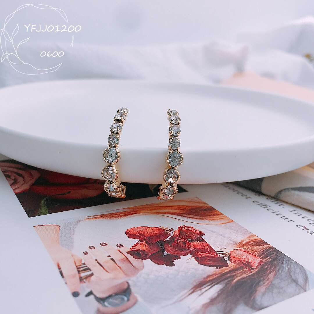 Korean Version Of Fashion Everything Temperament Super Beautiful Earrings