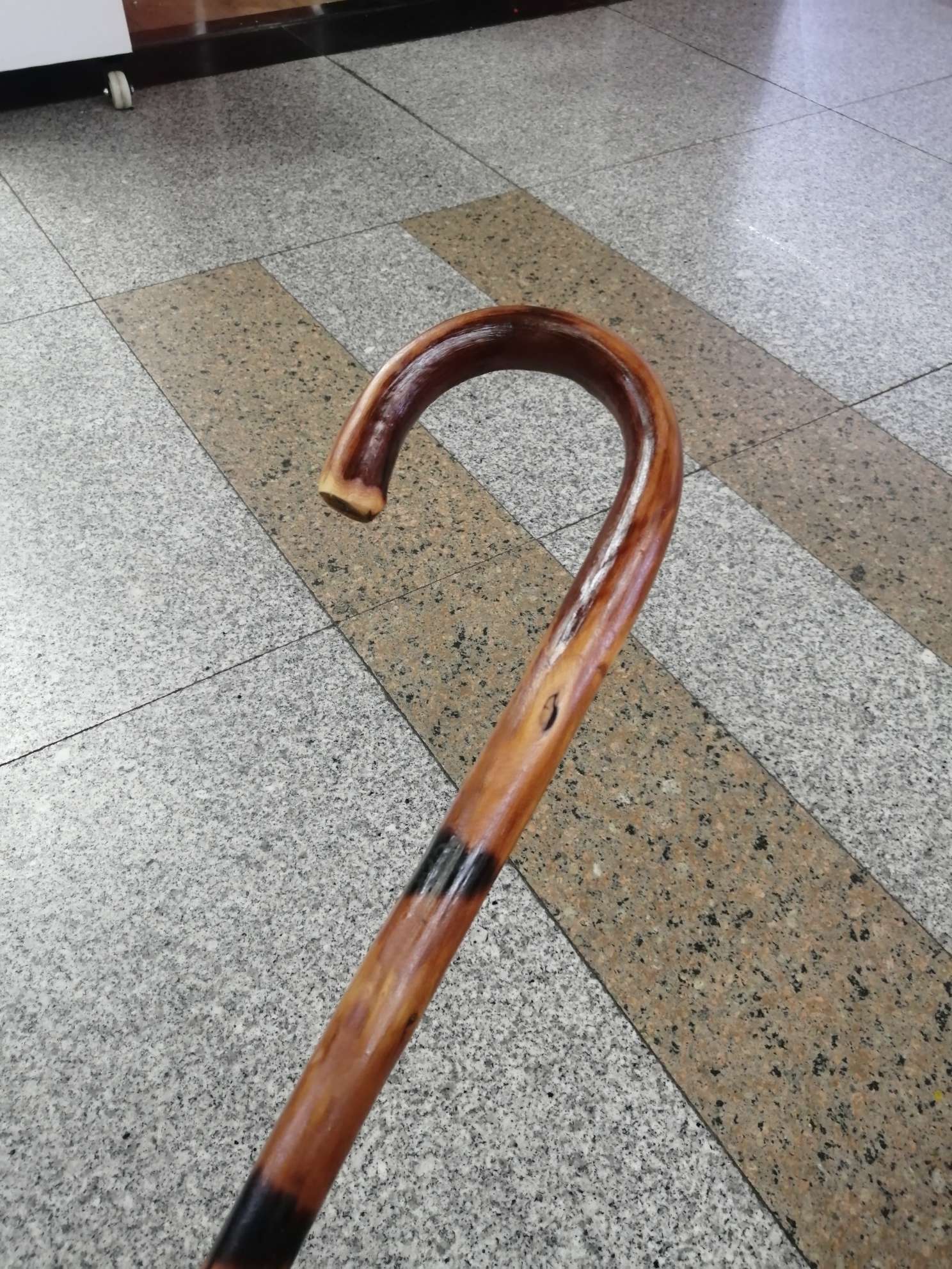 拐杖/民间工艺品/实木工艺品白底实物图