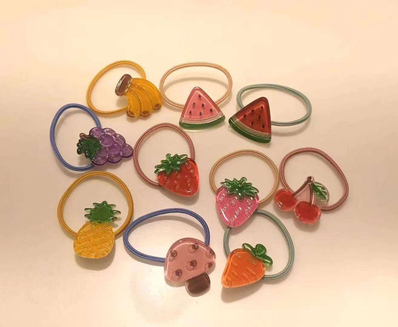 Popular acrylic fruit series jewelry accessories