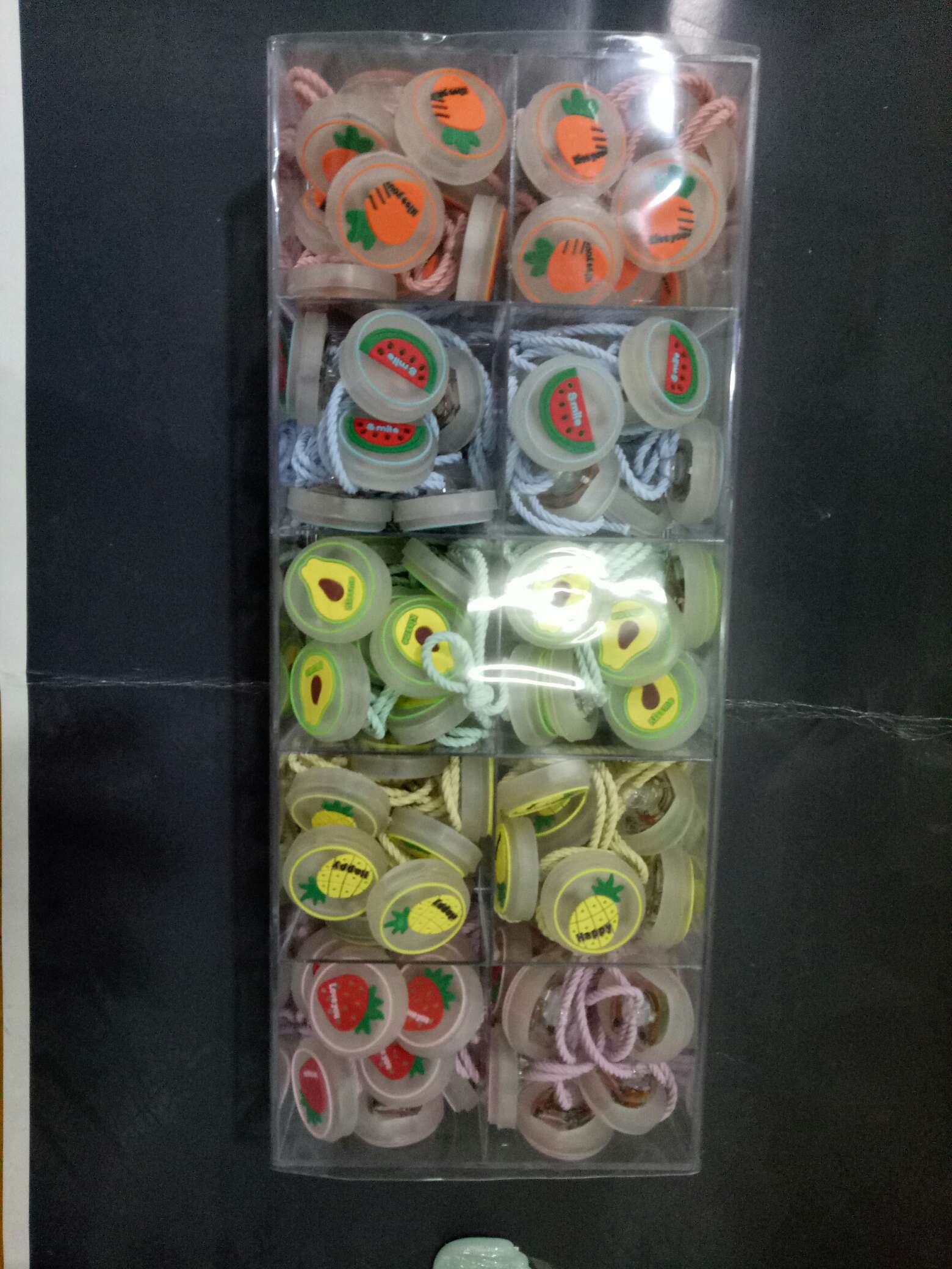驱蚊闪光水果灯皮筋