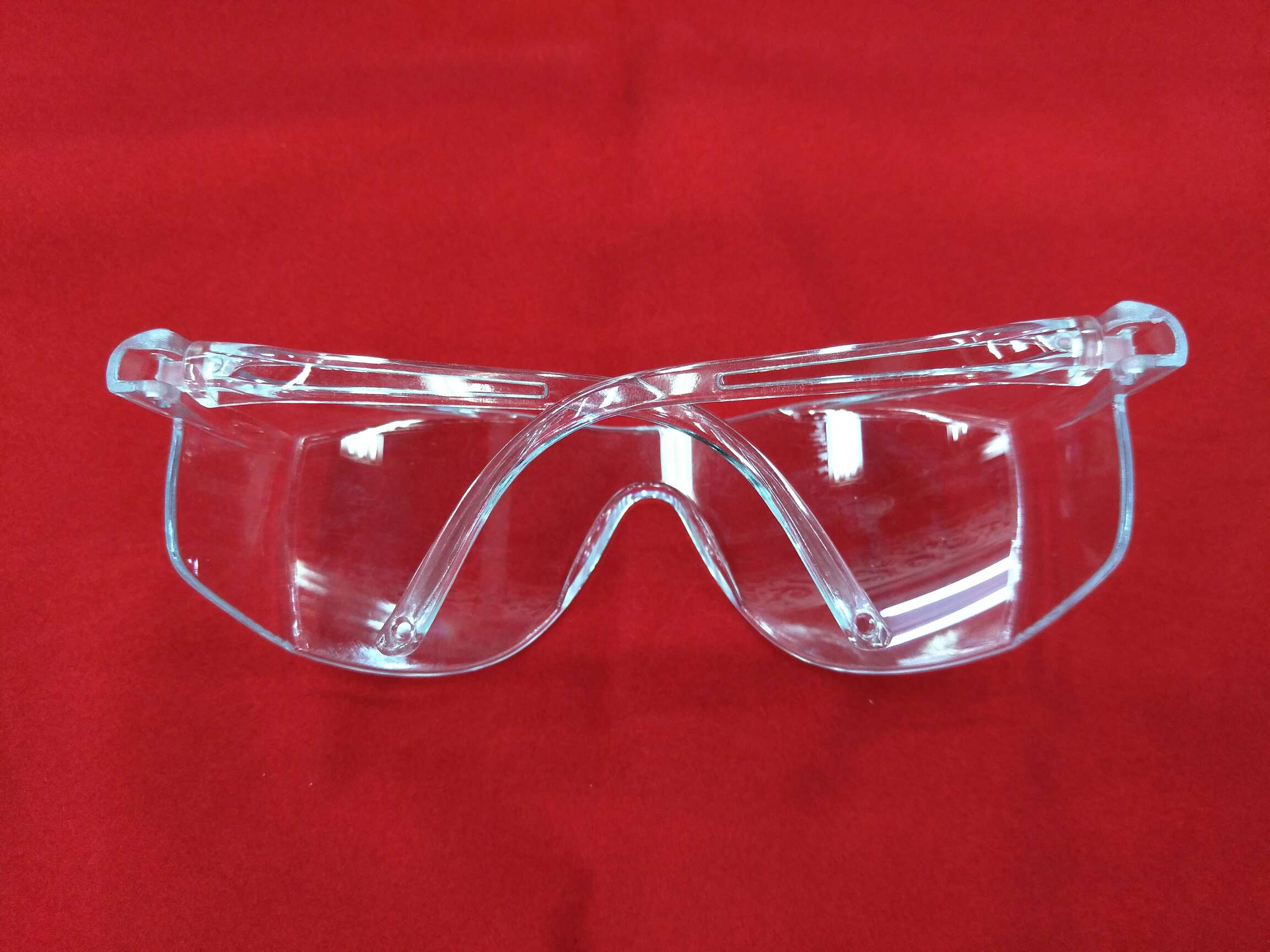 HLL children's integrated face goggles labor protection anti-splash, anti-impact, polishing, dust, sandstorm, anti-fog transparent protective glasses for men and women riding with high clarity, wide vision and no anti-fog goggles Item Picture