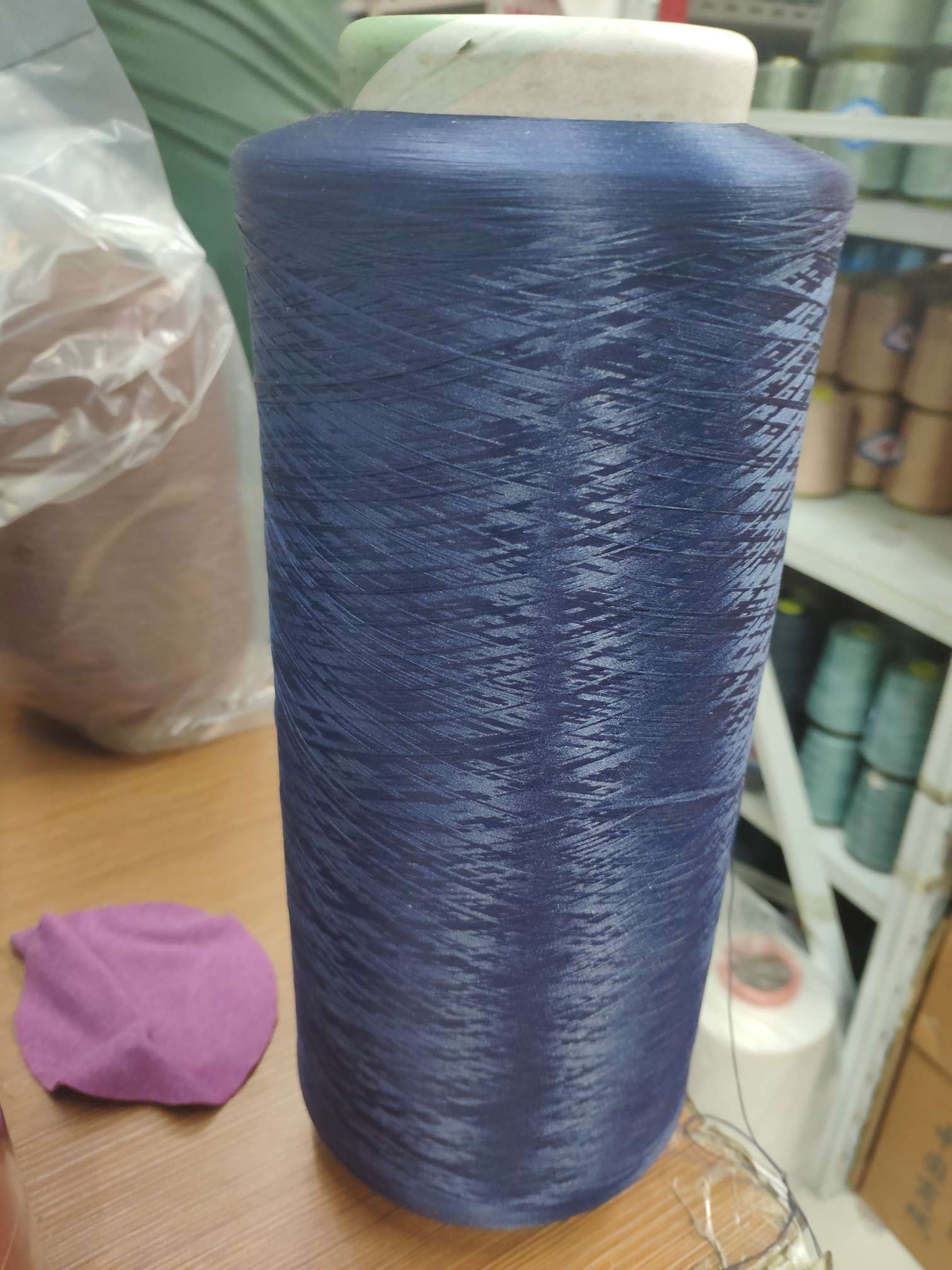 Direct sales of nylon high-elastic filament from the manufacturer. Colored nylon elastic filament in stock. Nylon high-elastic elastic thread 70D, 100D, 200D