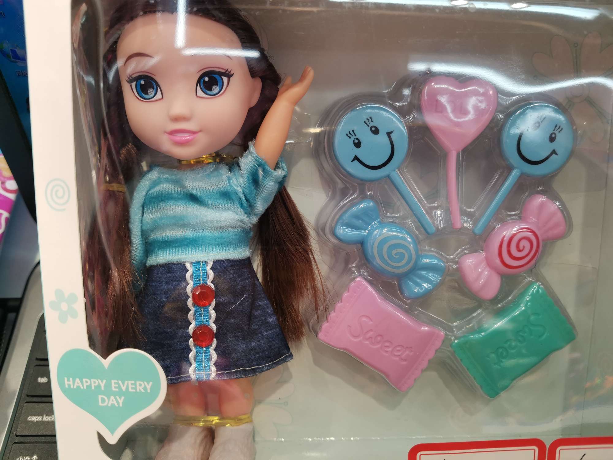 8-inch vinyl rubber hand doll with accessories PX016 details Picture