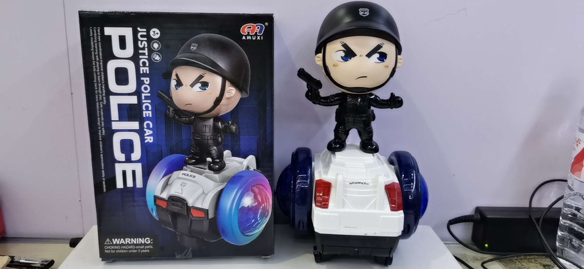 Light and music: Balance car soldier