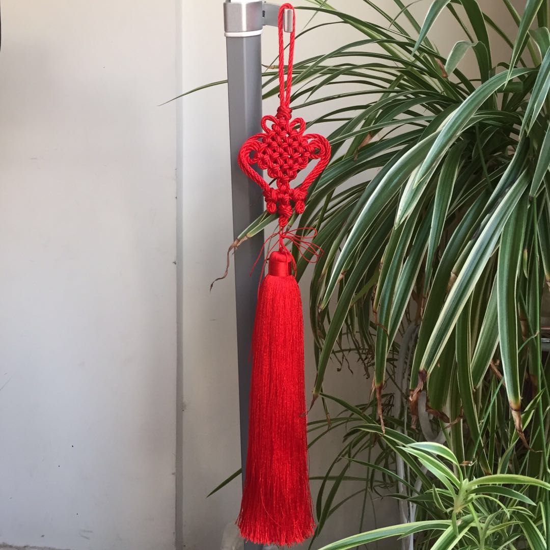Large Chinese knot tassel pendant for wall hanging in the foyer undefined