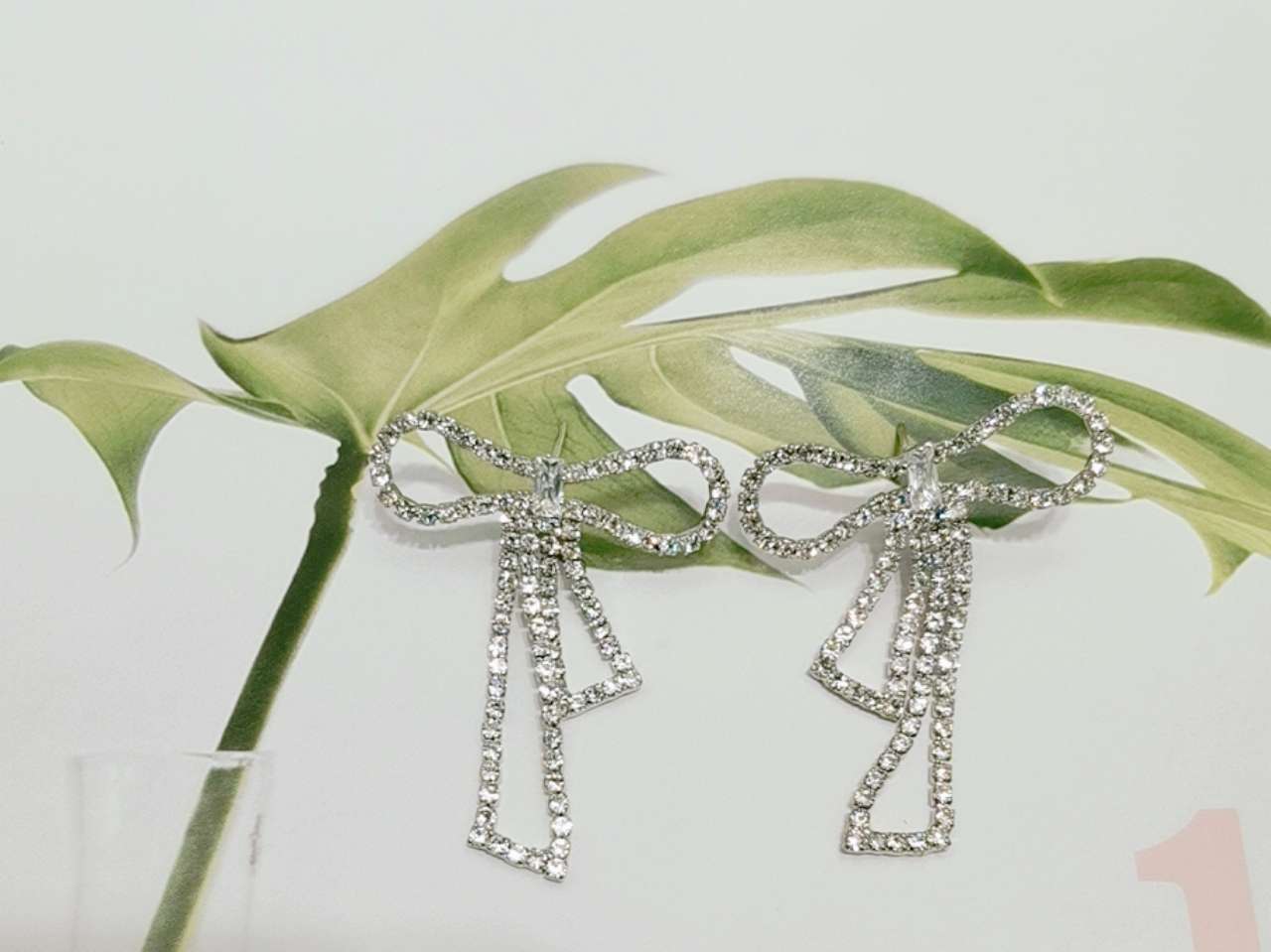 Bow Earrings details Picture