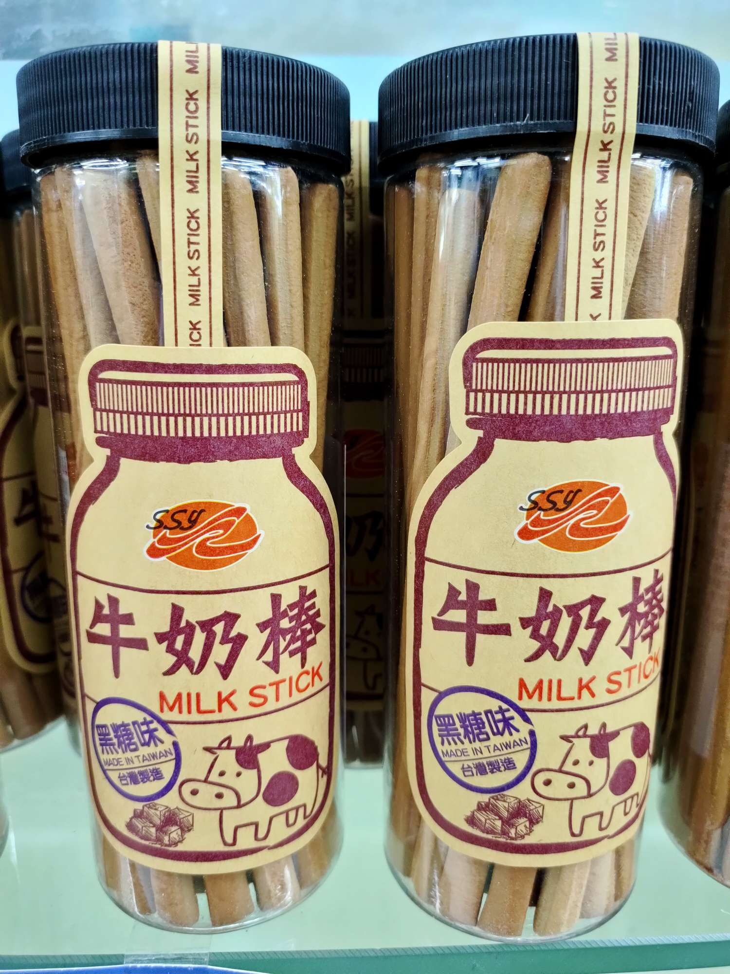 SSY牛奶棒黑糖味