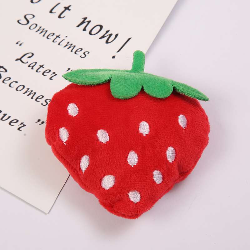 爆款水果网红发夹，发带，围巾，服装毛绒卡通配件详情图8