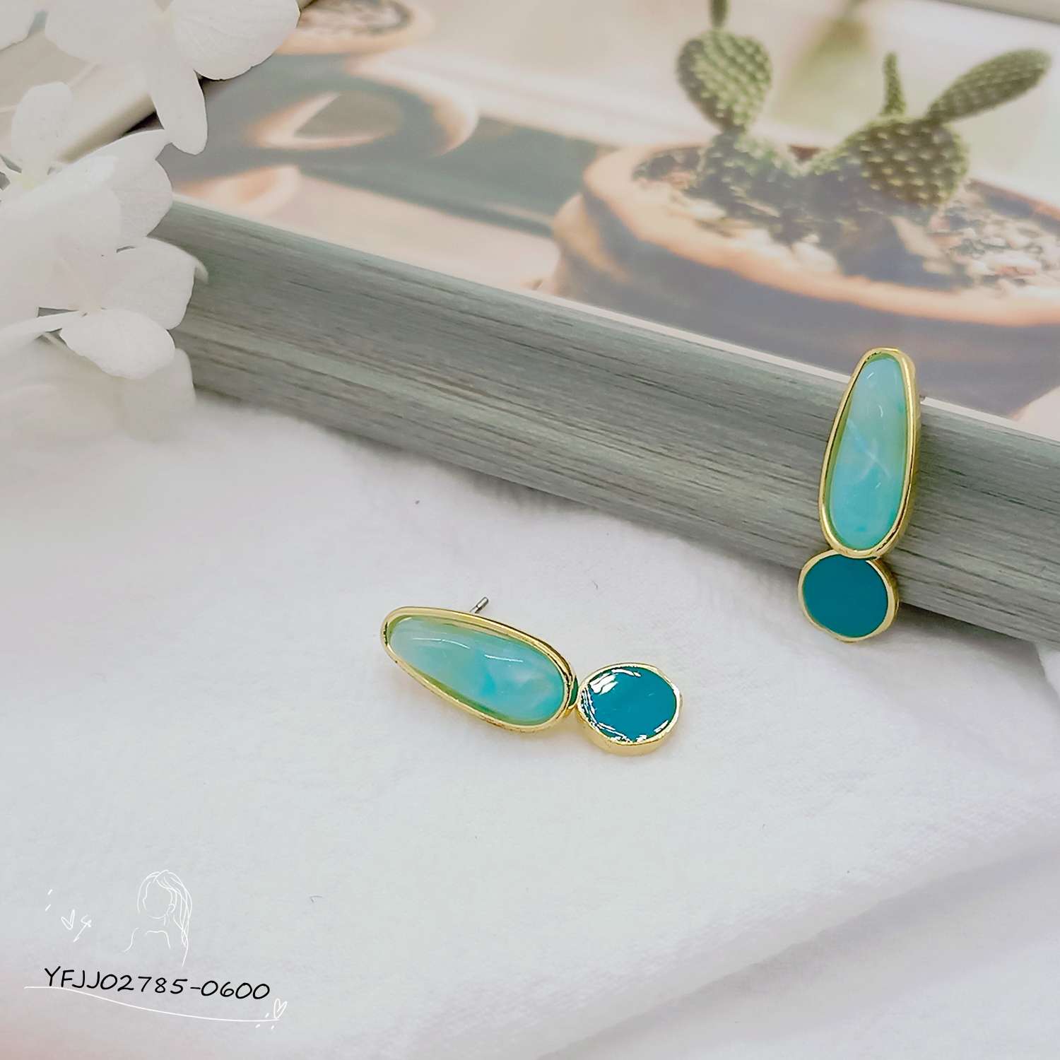 Pop art style Korean style earrings