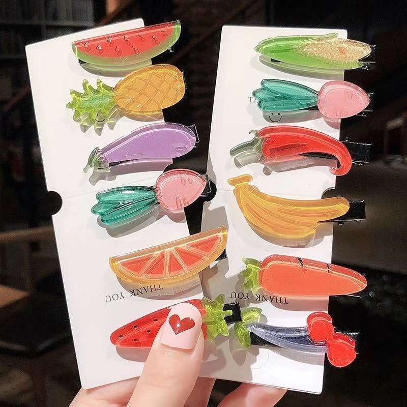 The popular acrylic jewelry accessories and fruit series on the Internet