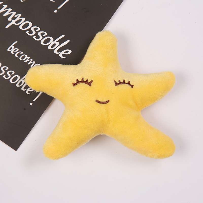爆款毛绒卡通海星 围巾。发带,BB夹.服装辅料细节图