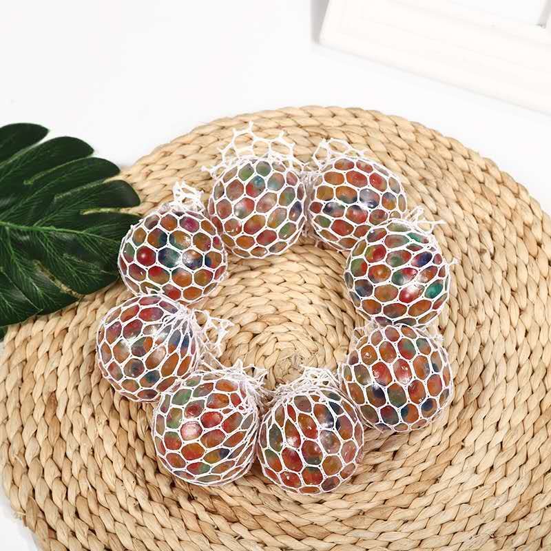 Squeeze colorful bead grape balls thumbnail