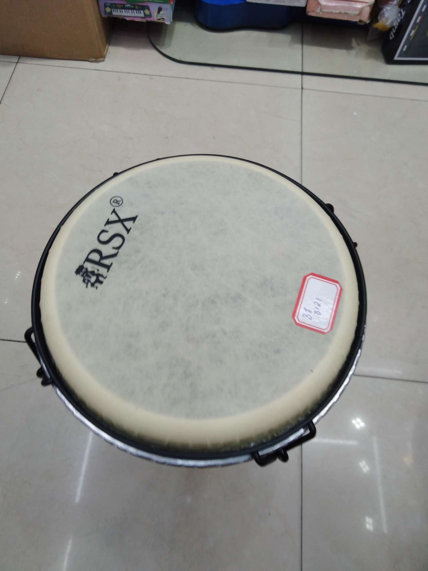 8寸布艺可调非洲鼓产品图