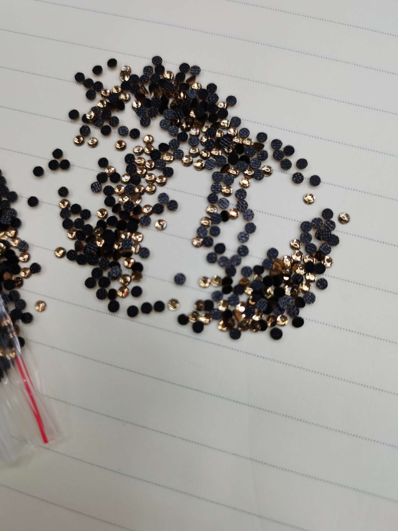 SS6水晶黄假双面，单面钻产品图