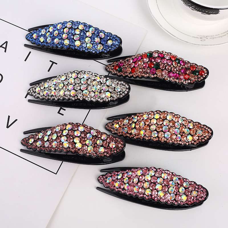 韩版满钻鸭嘴夹燕尾夹时尚发夹艾雅丽1图