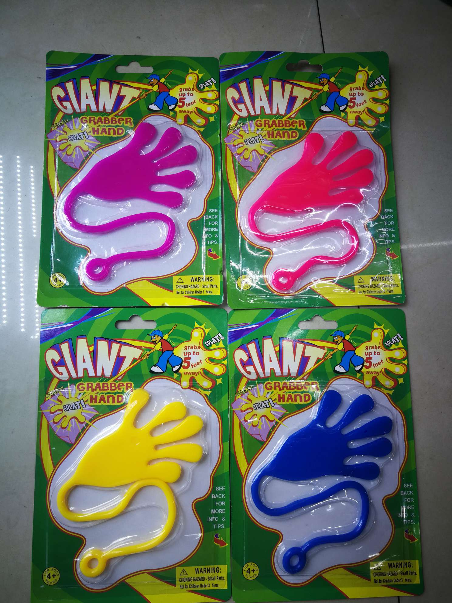 Soft glue toy big strange hand thumbnail