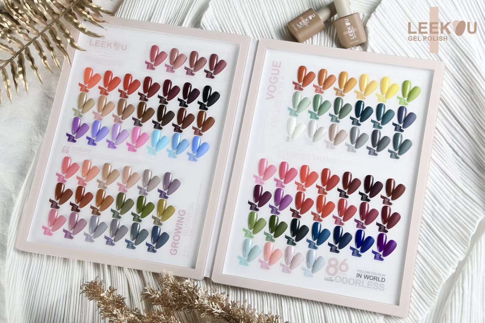 New Product 🎉-Leekou190 Color 💅🏻 Advanced Custom Version 💯 The Peak Of The Season Color Collection Display Stand undefined